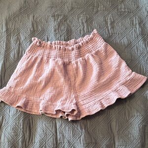 Wonder Nation Lavender Ruffle Pajama Shorts